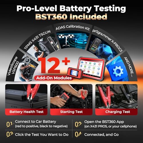 Launch X431 Scanner PRO5 J2534 Pr0gram ECU Coding, Topology, 60+ Services, Bi-Directional All System Scan Tool, CANFD DOIP, 200+ Brands, Guided Functions, 10+ High-end Features
