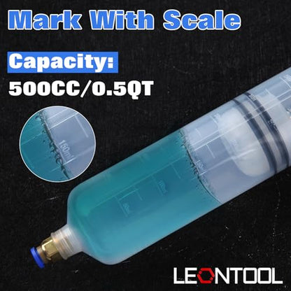 Fluid Extractor 500cc Oil Extractor Pump Fluid Pump for Automotive Applications, Fluid Syringe Pump Manual Suction Vacuum Fuel Car Transfer Siphon Pump for Cars Brake Fluid Removal Oil Change - size: 500CC