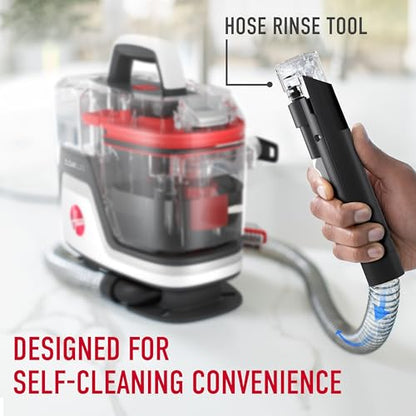 Hoover CleanSlate Plus Portable Carpet + Upholstery Spot Cleaner Machine | Powerful Suction with Versatile Tools, Pet Stain Remover, Car and Auto Detailer, Pair with Hoover Carpet Cleaner Solution - style: CleanSlate Plus