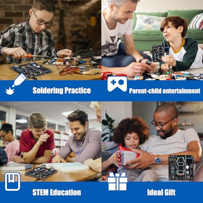 MIOYOOW DIY Car Driving Simulation Soldering Practice Kit, Electronics Project Car Driver Simulator Solder Project Kit for High School & College Students Learning
