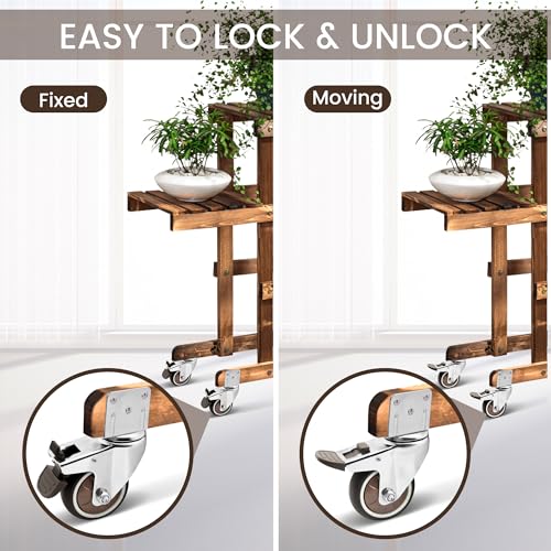 Nefish 3 Inch Side Mount Casters Wheels, L-Shaped Rubber Caster Set of 4, Ball Bearing 360 Degree Plate Swivel Castors Wheel 1000 LBS, Casters Wheels for Furniture, Baby Bed, Kitchen, Cabinet, Table - style: 3 IN L-Shaped (4 Pack)