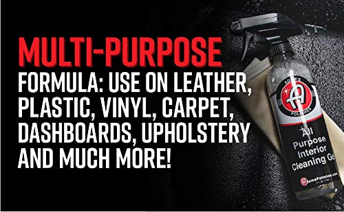 Adam's Polishes All Purpose Interior Cleaning Gel - Best For Detailing Leather Seats Vinyl Carpet Upholstery Plastic Rubber Interior Surfaces Floor Matts & Car Accessories Boat RV Parts (16 oz) - size: 16 Fl Oz (Pack of 1)