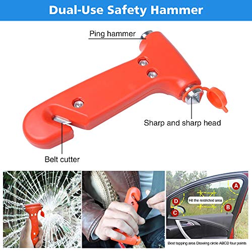 STDY Car Roadside Emergency Kit, Vehicle Truck Safety Road Side Assistance Kits Auto Accessory, with Jumper Cables, Portable Air Compressor, etc - size: Essential Kit+Air Compressor
