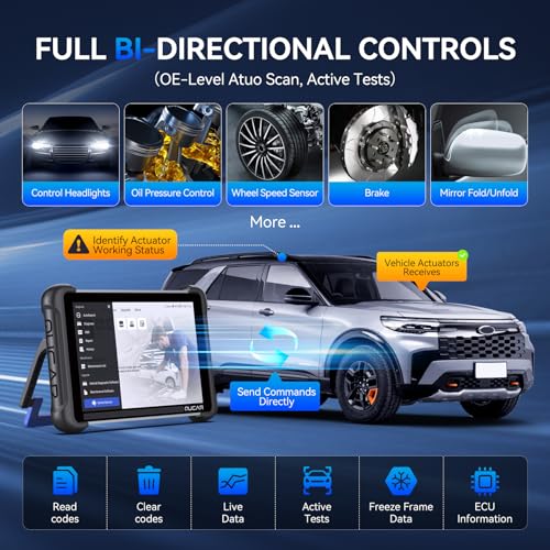 MUCAR 892BT OBD2 Scanner + MUCAR E021 USB Endoscope