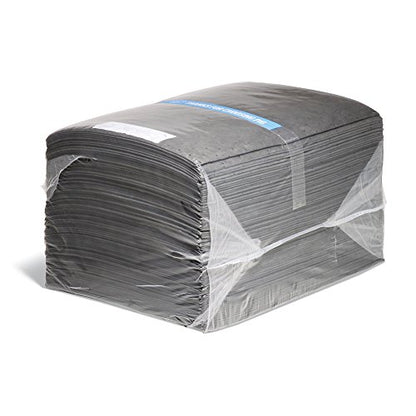 PIG Premium Absorbent Mat Pads | 100 Oil Absorbent Pads | The Original PIG Mat | 15" x 20" Oil Pads | Each Pad Absorbs 28 oz | Total Absorbency is 22 Gallons | 100-Count | MAT203 - size: 100 Count