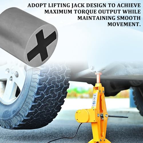 3PCS Universal Jack Socket Adapter for Hand Drill with 1/2 Inch Socket Adapter Bit, Heavy-Duty Socket Converter, Quick Scissor Jack Drill Adapters for Car, Easy Car Tire Change Tool