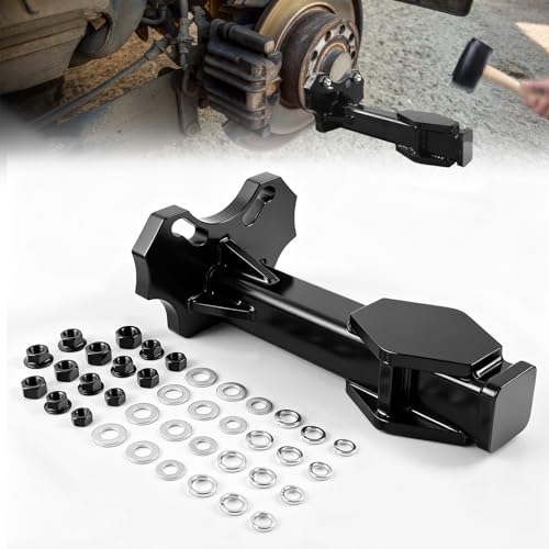 8629 Wheel Bearing Hub Removal Tool, Wheel Hub Removal Tool, Kit Universal Replace for ATD Tools, Compatible with All Axle Bolt Hubs(5, 6 and 8 Lug Hubs) (Long Hole Black)