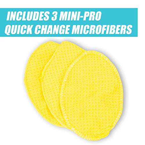 Invisible Glass 95164 Reach & Clean Wet-Dry Pro Windshield Cleaning Tool With Extendable Handle, Standard and Mini Cleaning Heads, Reusable Microfiber Pads, and Storage Bag for Auto and Home Glass