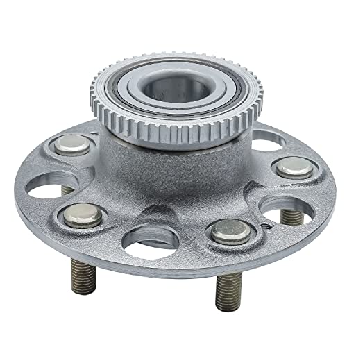 Detroit Axle - Pair Rear Wheel Bearing and Hubs Assembly for 1999-2003 Acura TL, 1998-2002 Honda Accord [V6 Models only - Rear DISC], 5 Lug w/ABS - style: 512179 x2/Pair
