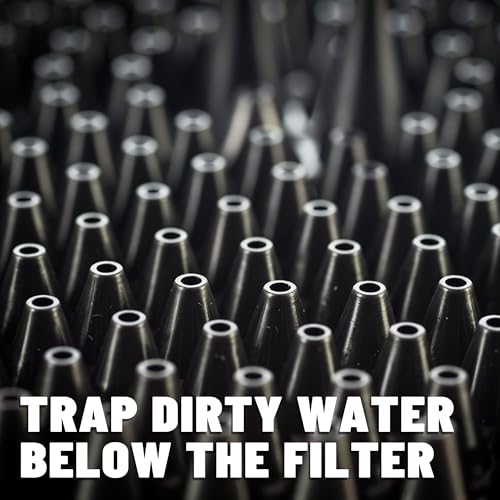 Chemical Guys, Cyclone Dirt Trap Car Wash Bucket Insert, Black, 12 in, 2 Pk | Drop-in filter traps dirt and grit at the bottom of the bucket to keep wash water cleaner and reduce swirls