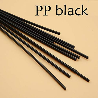 9.8 Inch Black PP (Polypropylene) Plastic Welding Rods for Car Bumper Repair Tools Hot Air Welder Machine