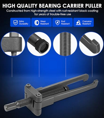 Yoursme Upgrade Lower Bearing Carrier Puller for Yamaha Johnson Evinrude Mercury Honda Mercruiser, Lower Bearing Puller with Adjustable Arms Fit for Most Gearcases 115hp and Above