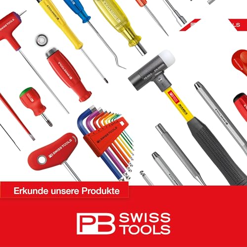 PB Swiss Tools Mini Pick Tool Set PB 8680.CN | 100% Swiss Made | 4-piece SwissGrip Hook Tool for Automotive, O-Ring, Brake, Motor, Gearbox Seal