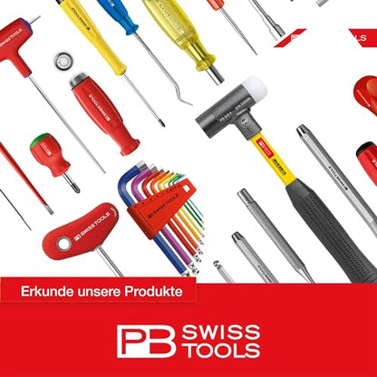 PB Swiss Tools Mini Pick Tool Set PB 8680.CN | 100% Swiss Made | 4-piece SwissGrip Hook Tool for Automotive, O-Ring, Brake, Motor, Gearbox Seal