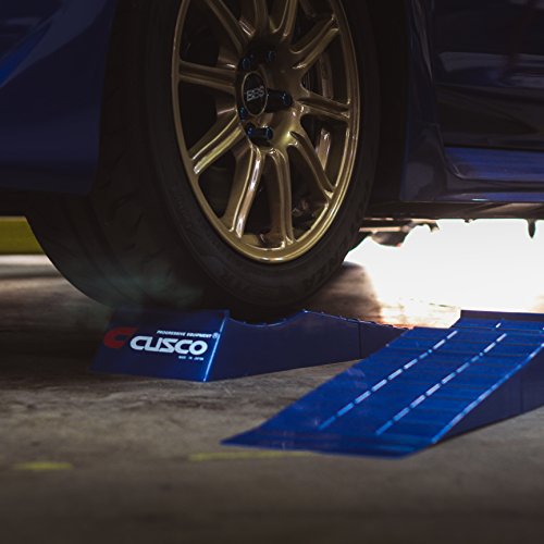 Cusco A517 SL99 Jack Assist Ramp Set Low Down Slope, 2 Pcs Separate Type - Blue