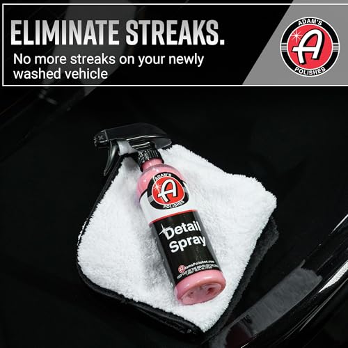 Adam's Detail Spray (16 fl. oz) - Quick Waterless Car Detailer | Polisher Clay Bar & Car Wax Booster | Adds Shine & Gloss Depth - size: 16 fl. oz