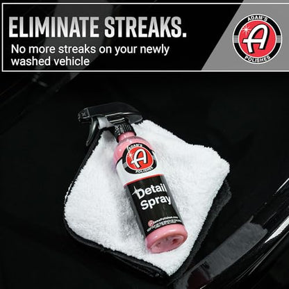 Adam's Detail Spray (16 fl. oz) - Quick Waterless Car Detailer | Polisher Clay Bar & Car Wax Booster | Adds Shine & Gloss Depth - size: 16 fl. oz