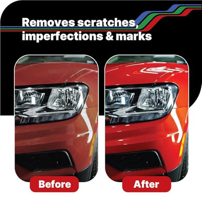 LAUCO Paint Correction Compounds Step 1, 2, 3, Swirl Remover 8oz Kits, with a Towel, Silicone-Free, Clear Coat Safe Scratch Remover, Swirl Correction & High Gloss Finishing - style: Combo–8oz