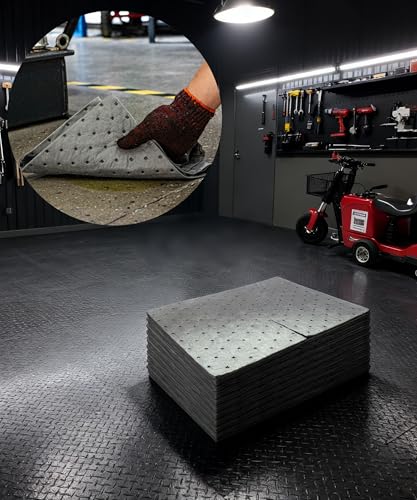 30PCS Absorbent Pads,Car Accessories Oil Cleanup Absorbers,Automotive Spill Mat for Absorbing Protecting,Drip and Spill Pads for Garage,Used for Oil,Water,General Wet Spill Cleanup