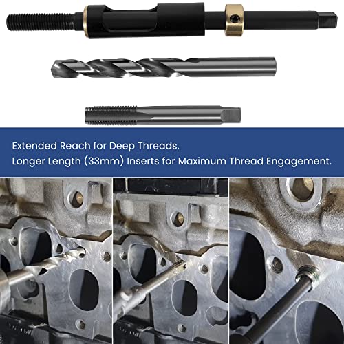 M11 x 1.5 Head Bolt Thread 35119S Head Bolt Thread Repair Kit for Toyota for Cadillac for Honda