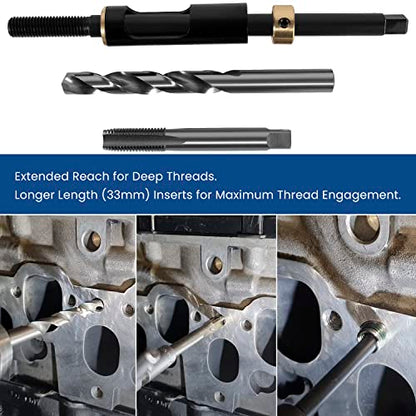 M11 x 1.5 Head Bolt Thread 35119S Head Bolt Thread Repair Kit for Toyota for Cadillac for Honda