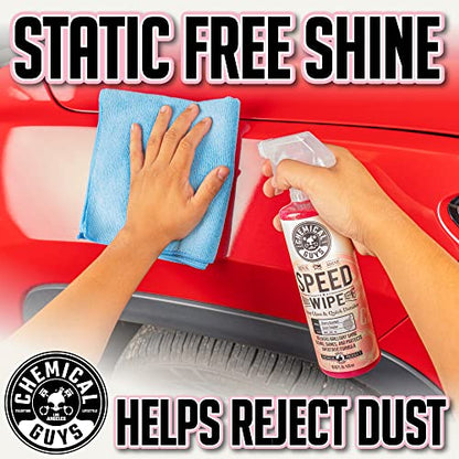 Chemical Guys WAC_202_1602 Speed Wipe Spray Gloss & Quick Detailer, Great for Cars, Trucks, SUVs, Motorcycles, RVs & More, Cherry Scent, 16 oz (2 Pack) - size: 16 Fl Oz (Pack of 2)