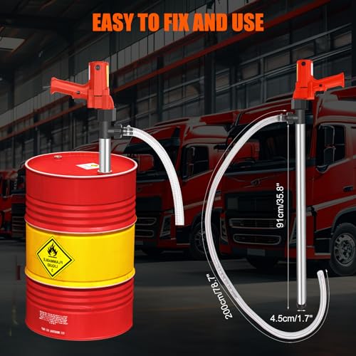 110V Electric Fuel Transfer Pump-High Power 1980W Multi-Functional Liquid Transfer Pump Includes 91CM stainless steel tube + 2M steel wire hose for Diesel,Lubricants,Water,Slightly viscous liquid - style: 110V 1980W