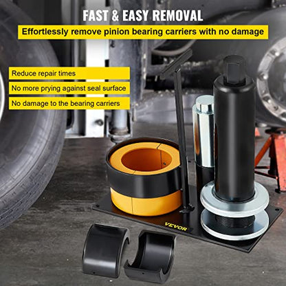 VEVOR Carrier & Pinion Bearing Puller, Compatible with Dana 30, 40, 60, 70, Ford 9" Bearings, Pinion Puller Tool with 2 Clamshells, 45# Steel Clamshell Carrier Bearing Puller for Auto Repair - style: 1-Piece Bearing