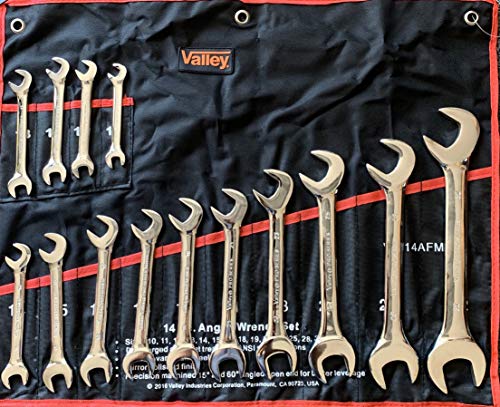 Valley 14 Pc Metric Combination Angle Wrench Set