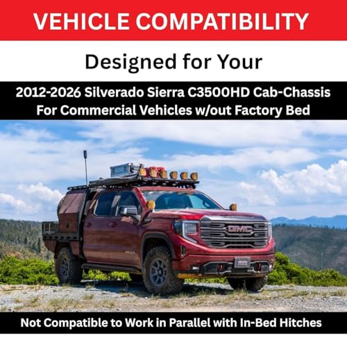 TrendsAuto Firestone Airide Ride-Rite Air Helper Springs Rear Kit & Heavy Compressor with Remote and Single Wireless App fits 2012-2026 Silverado Sierra C3500HD Cab-Chassis | TrendsAuto Decal - size: Single Path