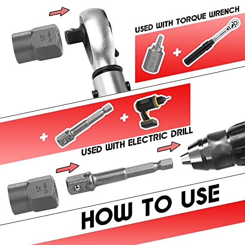 35 Pcs Spiral Screw Bolt Extractor Set Left Handed Drill Bit | 6542/4341 HSS Easy Out for Removing Broken Stripped Screws Nuts with Solid Storage Case - size: 35Pcs