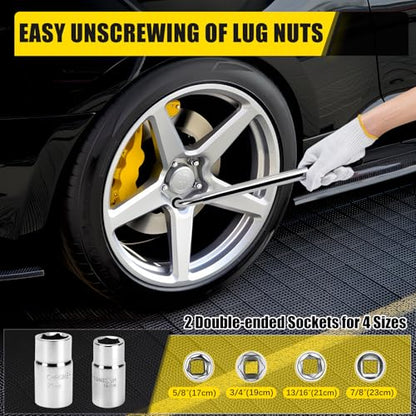 Car Jack Kit, Scissor Jack for Cars 3 Ton(6600lbs) Portable Car Jack with Wheel Wrench and Tire Changing Kit for Cars SUV RV