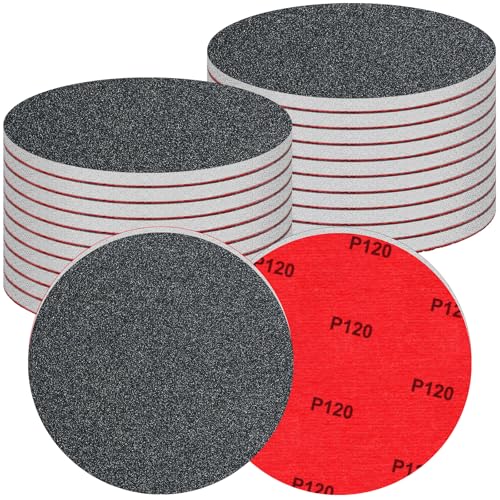 20 Pcs 5 Inch Sanding Sponge Disc Set, 120 Grit Hook and Loop Foam Sanding Pads, Washable Reusable Sandpaper Assortment for Random Orbital Sander, Wood, Metal, Auto, Wet Dry Finishing - color: 120 Grit, size: 5 Inch