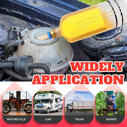 Lothee 2 Pack 500cc Automotive Fluid Extractor Pump Oil Extractor Hand Syringe Pump with Hose Manual Suction Vacuum Fuel Car Transfer for Power Steering, Hydraulic Fluid(Red) - color: Red