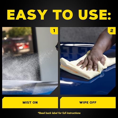 Meguiar's Ultimate Waterless Wash & Wax - Waterless Car Wash & Wax Without Swirling or Scratching - Easy Car Maintenance, No Water Required -1 Gallon (128 Oz) - size: 1 Gallon