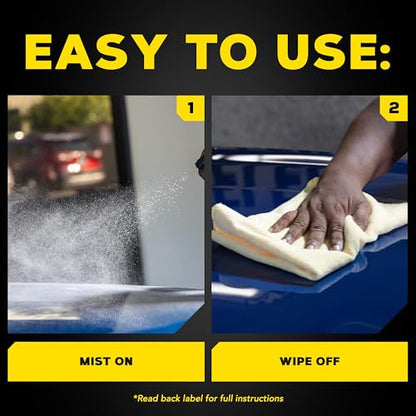 Meguiar's Ultimate Waterless Wash & Wax - Waterless Car Wash & Wax Without Swirling or Scratching - Easy Car Maintenance, No Water Required -1 Gallon (128 Oz) - size: 1 Gallon