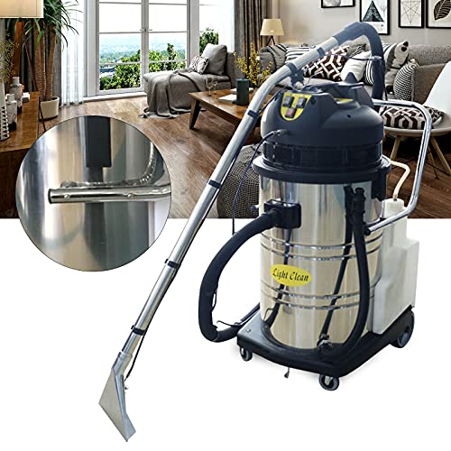 Commercial Carpet Cleaner 60L Multi-Purpose Carpet Extractor Upholstery 3 in 1 Portable Carpet Cleaner Wet Dry Vacuum Cleaner Floor Cleaning Machine - size: 60L Carpet Cleaner