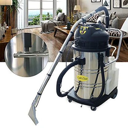 Commercial Carpet Cleaner 60L Multi-Purpose Carpet Extractor Upholstery 3 in 1 Portable Carpet Cleaner Wet Dry Vacuum Cleaner Floor Cleaning Machine - size: 60L Carpet Cleaner