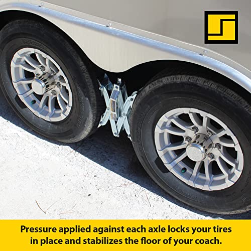 Stromberg Carlson JBP-T217.W Wrench for T-Chock - Replacement Wheel Chock Wrench for RV Stabilizers Heavy Duty T-Chock Tool for Tire Stabilization and Adjustment - Compatible with Stromberg RV Chocks - style: Wrench Pack of 1