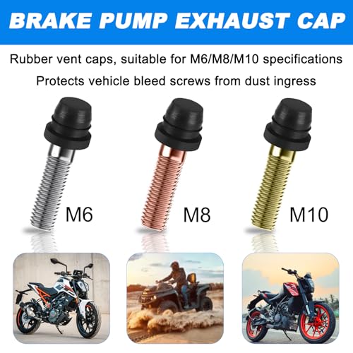 Brake Bleeder Hose Kit, One-Way Check Valve Design, Easy One-Person Brake Bleeding for DIY Users, Clear Tubing, 2 Pack - size: Brake Bleeder Tool-2pcs