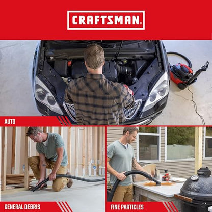 CRAFTSMAN CMXZVBE43271 Genuine 4 Gal. Wet Dry Vacuum Dust Collection Bags - style: 4 Gallon Fine Dust