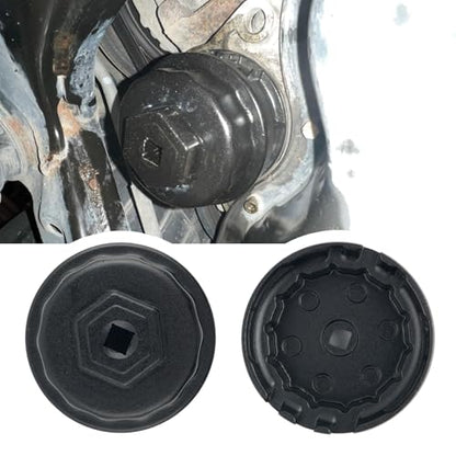 64mm Oil Filter Wrench Kit,Engine Oil Filter Removal Tool with OEM 04152-yzza1 Filters and 80430-12031 Gaskets,Professional Oils Change Tools Compatible with Toyota Lexus Scion
