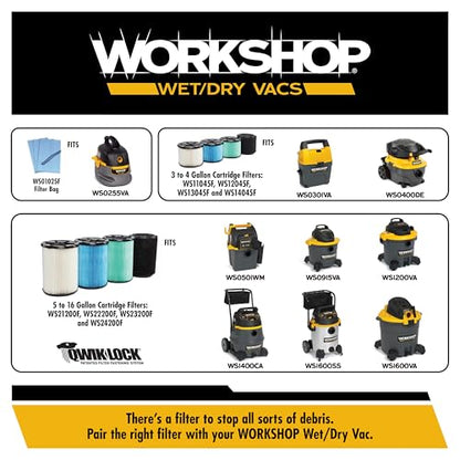 WORKSHOP Wet/Dry Vacs WS12509A 1-1/4-in. Utility Nozzle Vacuum Attachment - size: 1.25 Inch