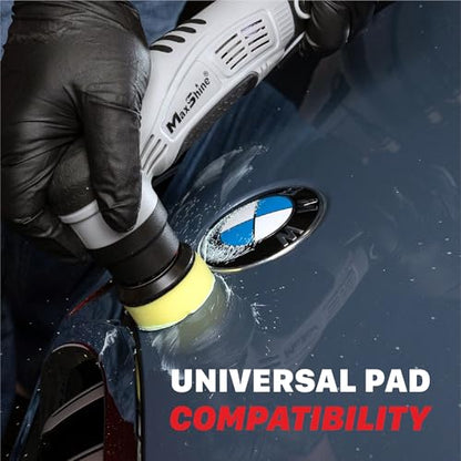 Maxshine M0312 V2 Cordless Mini Polisher – Lightweight DA & Rotary Buffer for Cars, Trucks & Boats, 6-Speed Portable Detailing Tool for Scratch Repair, Headlight Restoration, Swirl Removal & Waxing
