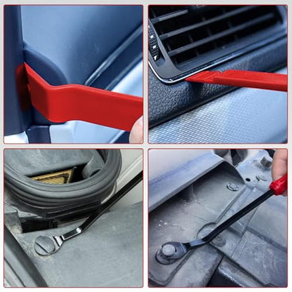 Car Clip Pliers, Panel Clip Removal Pliers, Professional Spring-Loaded Plastic Fastener Rivet Removal Tool for Removing Automotive Door Panels, Interior & Exterior Trim, Damage-Free Disassembly