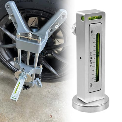 RULLINE Aluminum Alloy Universal Magnetic Camber & Caster Gauge Wheel Alignment Tool for Car Truck RV Strut Alignment - size: Aluminum Alloy