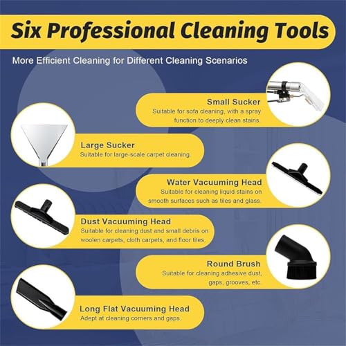 Commercial Carpet Steam Cleaner, Spray & Extract Function, 3 in 1 Portable Ex-Tractor for Car Detailing | Stainless Steel Body Carpet/Sofas Cleaner Machine Ultimate Cleaning Power 30L - color: 30l
