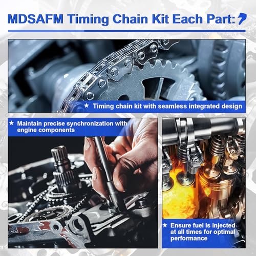 Timing Chain Kit for BMW N20 N26 2.0L Turbo Engine, Fits 2011-2017 328i 528i X1 X3 X4 X5, Includes Guides Tensioner, OE Replaces - color: 2.0L Timing Chain Kit