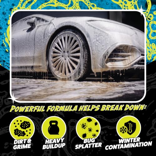 Chemical Guys, Hands Off Touchless Pre-Wash & Mr. Pink Car Wash Soap Kit | Touchless pre-soak lifts dirt and road film, paired with Mr. Pink foaming soap for a safe two-step wash, 16 oz each - style: 16 Fl Oz + Hands Off Pre Wash