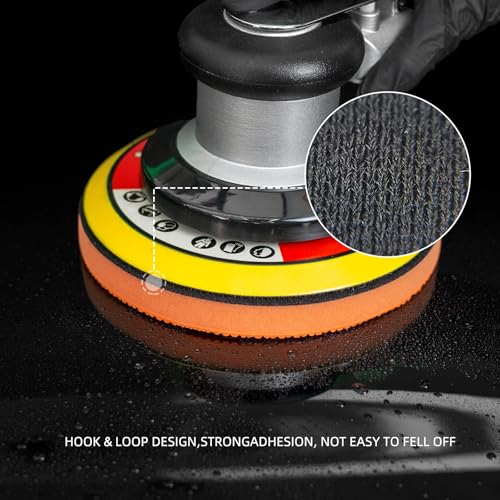 6-Inch Medium Grade Clay Pad – Auto Detailing Clay Bar Replacement for Car Paint Prep, Removes Overspray, Water Spots, Rail Dust & Contaminants, Synthetic Clay Pad for Hand or Machine Use
